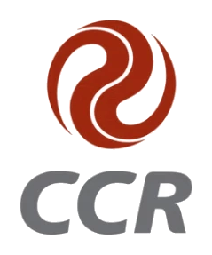Logo CCR, cliente da HubProduções
