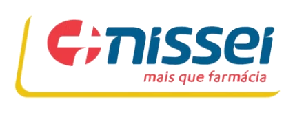 Logo Farmácias Nissei, cliente da HubProduções